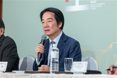 賴總統與外媒茶敘　展現台灣願集體防禦、責任分擔