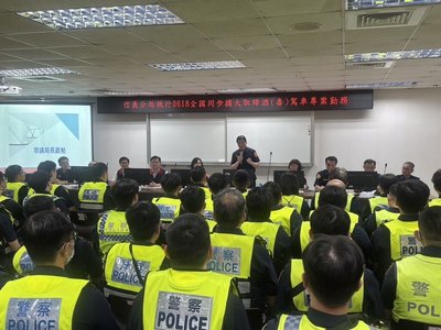 端午連假加強毒駕查緝 北市警3天共查獲56案