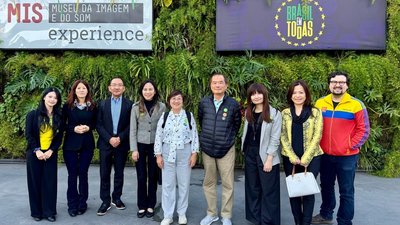徐佳青參訪巴西影音博物館 肯定台灣軟實力展現