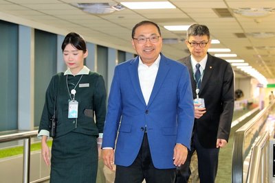 侯友宜返台談訪美成果 三鶯線通車細節討論後公布