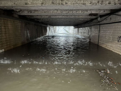 新竹縣湖口鄉、新豐鄉多處地下道淹水　實施交管