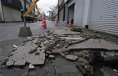 日本山梨規模5.6地震10傷　富士山無異常