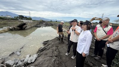 屏東麟洛大排堤防潰損　短期修復擬116年5月完工