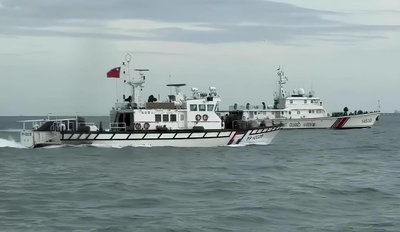 中國海警船闖金門海域　海巡驅離捍衛主權