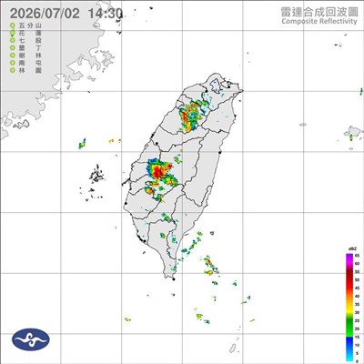 午後對流旺盛　竹苗等6縣市大雨特報