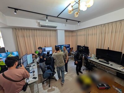 世足賽開踢掀熱潮 南警破獲百億元簽賭站逮8人