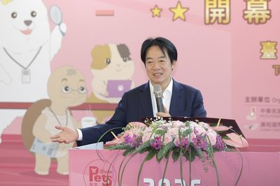 賴總統自稱「狗派」 支持寵物用品產業鏈發展
