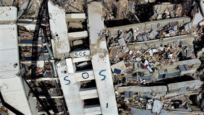 委國雙震2954死 男從5樓墜地下室受困55小時獲救