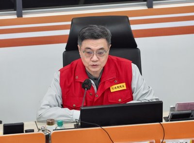 颱風巴威逼近 卓榮泰視察應變中心關心堰塞湖撤離