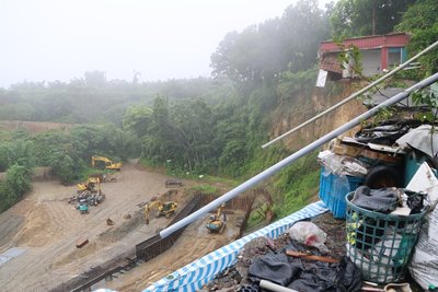 雲林坪頂崩塌地邊整治邊滑動 縣府盼追加補助