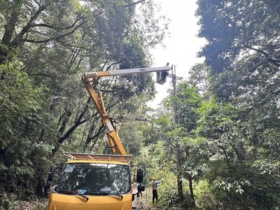 颱風過後台中停電戶近全數復電 僅剩零星偏遠山區