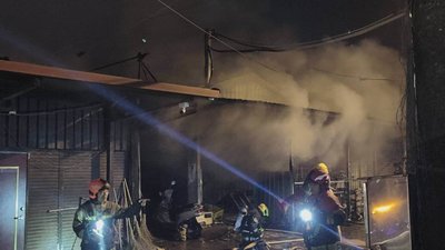 花蓮市暗夜火警 忠犬「來福」示警助女主人逃生