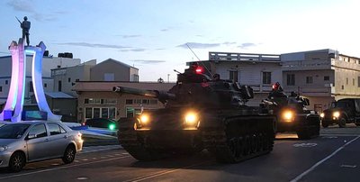 國軍聯合防禦操演　澎湖地區進行重要目標應援
