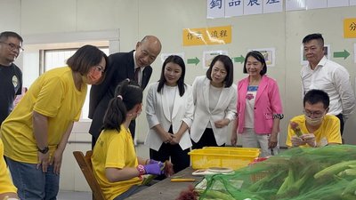 一根雲林玉米筍串起農產庇護消費 韓國瑜見證善循環