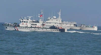 中國海警船7月第3度襲擾金門 海巡艇近迫併航驅離