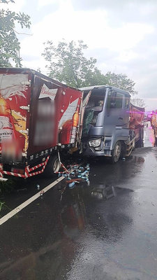 南投竹山小貨車撞砂石車 1人不治