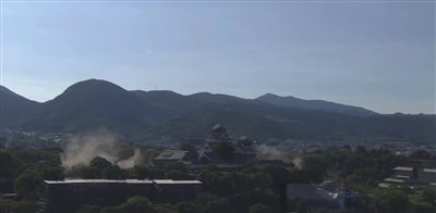 熊本規模7.1地震　三大名城之一熊本城傳外牆崩塌