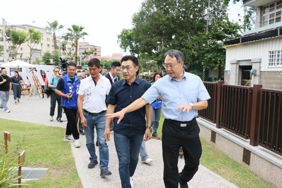 江啟臣會勘豐原林務局宿舍群 盼成台中文化復興基地