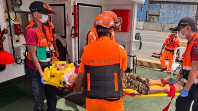澎湖花嶼6旬婦頭部受傷　海巡緊急後送就醫