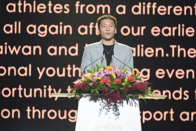 第58屆國際少年運動會開幕 李洋勉選手勇於挑戰