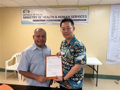 帛琉深化台帛醫療合作　任命陳愷翔為衛生部特別顧問