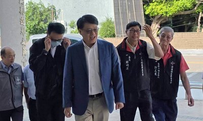游盈隆訪視澎湖 盼地方公職選舉順利完成