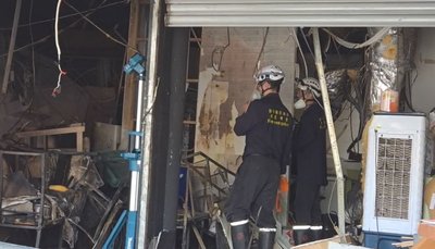 彰基急診對面早餐店氣爆　消防初判瓦斯洩漏釀禍