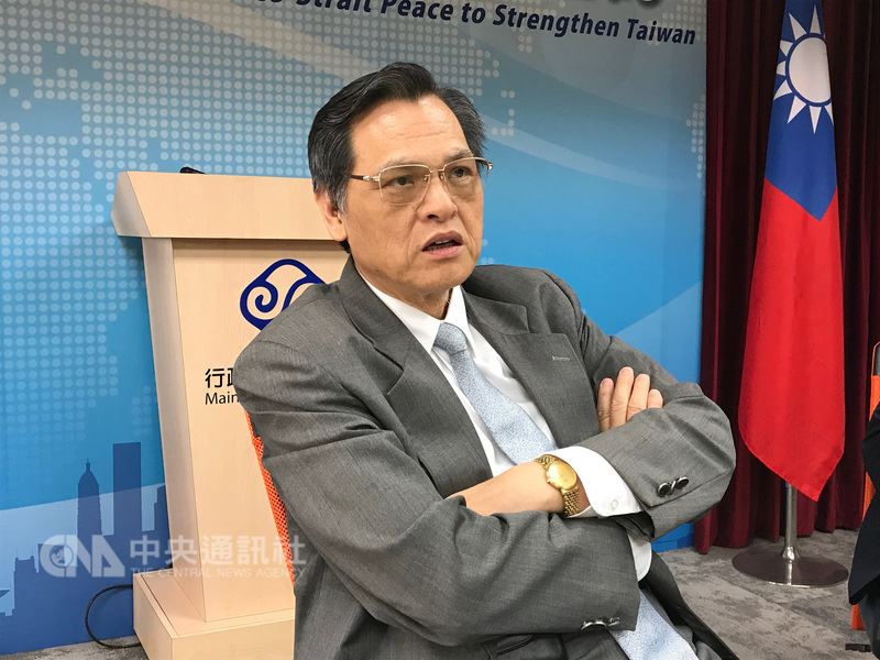 陸委會主委陳明通25日表示,依照中華民國憲法、兩岸人民關係條例及相關法律處理兩岸事務「是職責所在,不是善意」,這樣處理兩岸事務才有法律約束力中央社記者繆宗翰攝 107年5月25日