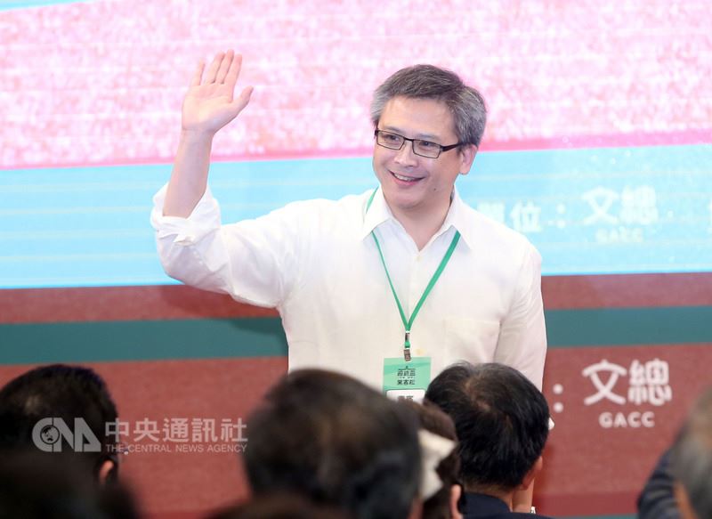 首屆總統盃社會創新黑客松競賽決選暨頒獎典禮2日在總統府舉行,美國在台協會(AIT)台北辦事處處長梅健華(Kin Moy)出席並致詞。中央社記者鄭傑文攝 107年6月2日
