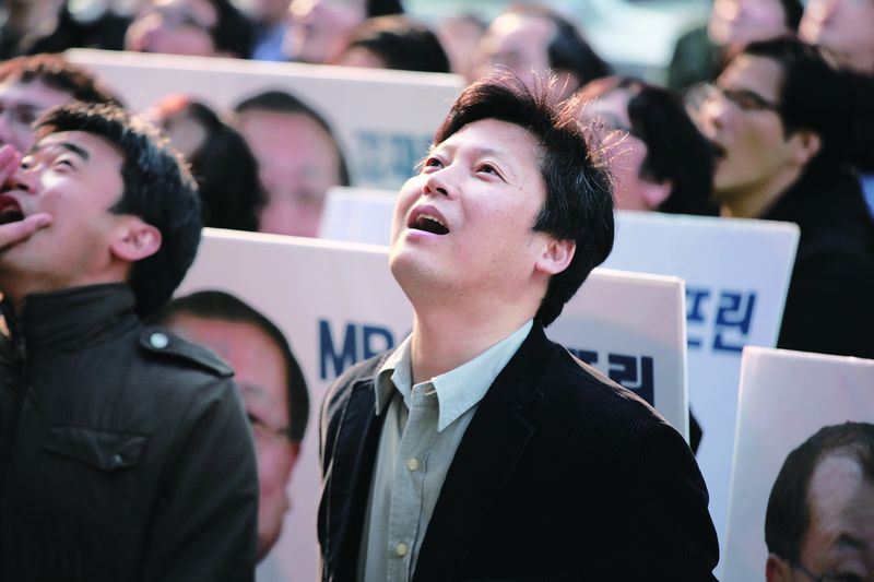 2012年為期170天的罷工現場，李容馬（圖）說當時他連退出工會自保的選項都沒考慮過。（大塊文化）