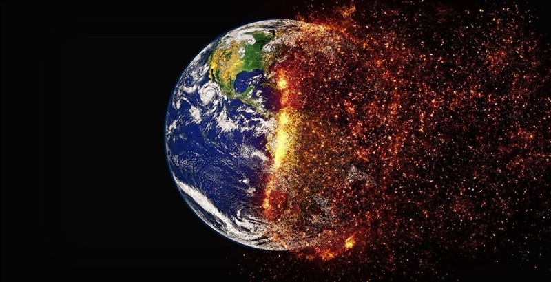 聯合國政府間氣候變化專門委員會8日預估最快西元2030年,地球升溫將突破攝氏1.5度。圖為示意圖。(圖取自Pixabay圖庫)