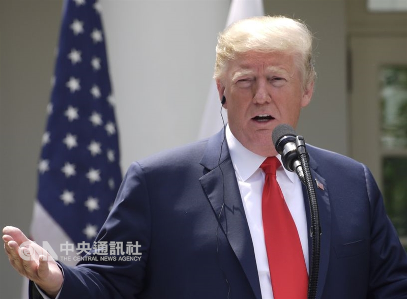 彭博報導,目前還不清楚美國總統川普政府幫助台灣的意願有多高,不過川普團隊將台灣視為越來越有價值的對抗北京施力點。(中央社檔案照片)