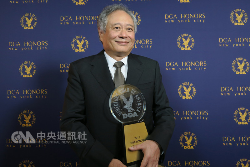 導演李安18日獲頒美國導演工會榮譽獎。中央社記者尹俊傑紐約攝 107年10月19日