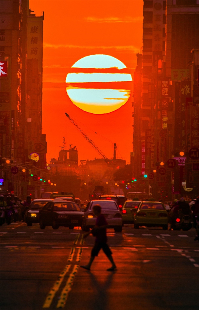 懸日美景又來了11 11高雄封街看夕陽 地方 重點新聞 中央社cna