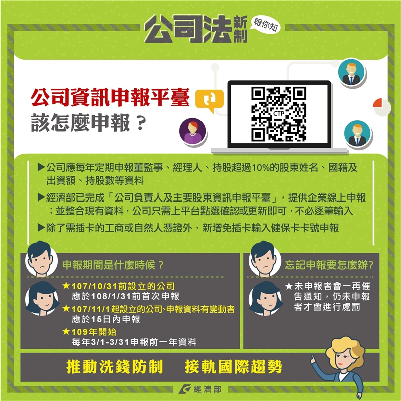 新公司法於11月1日施行。(圖取自經濟部商業司網頁gcis.nat.gov.tw)