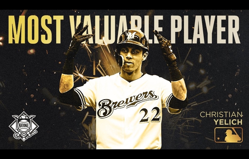 釀酒人隊史首位打擊王葉立奇16日(台灣時間)當選國聯MVP。(圖取自twitter.com/brewers)