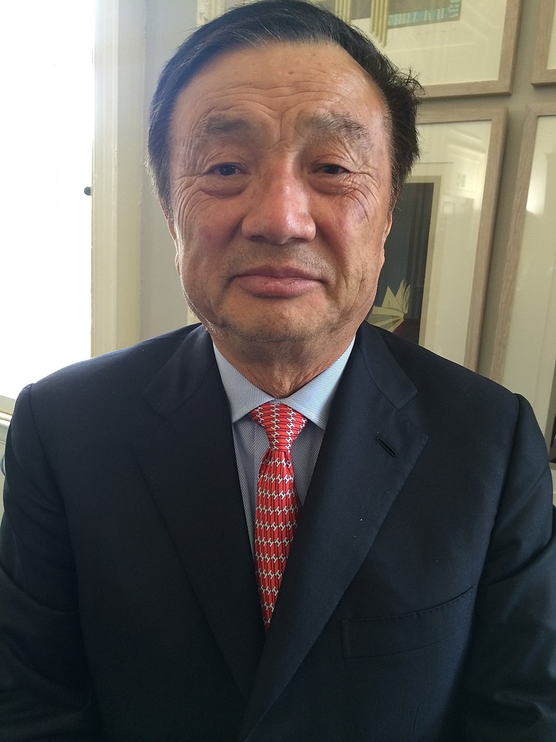 華為創辦人任正非曾任中共解放軍團職幹部。(圖取自維基共享資源,作者cellanr,CC BY-SA 2.0)