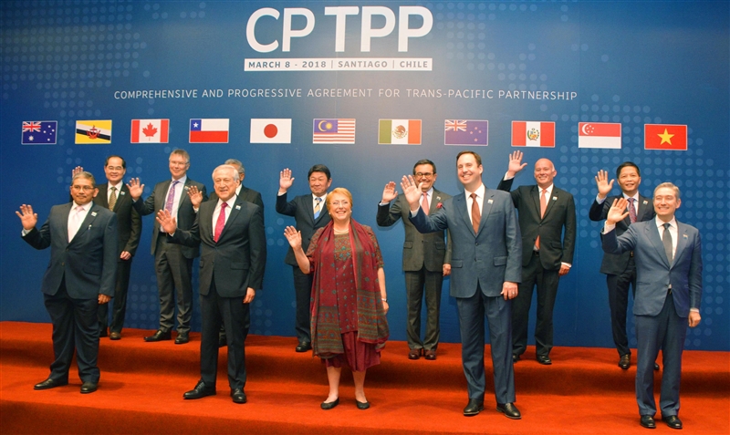 包括日本在內11國參加的跨太平洋夥伴全面進步協定(CPTPP)30日生效。(檔案照片/共同社提供)