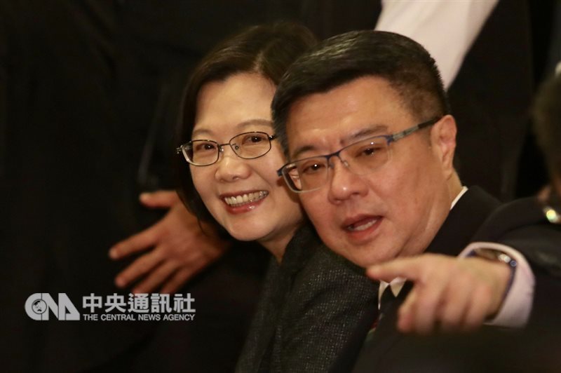 對蘇貞昌接任閣揆,民進黨主席卓榮泰10日晚間出席「北市小英之友會」活動時,雖未直接證實,但透露「新院長一定會衝衝衝」。中央社記者吳家昇攝 108年1月10日