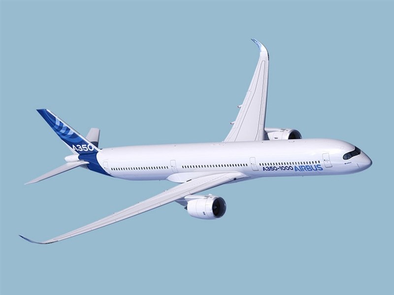 星宇航空將引進空中巴士A350-1000客機，是台灣首次購買。（圖取空中巴士網頁自airbus.com）