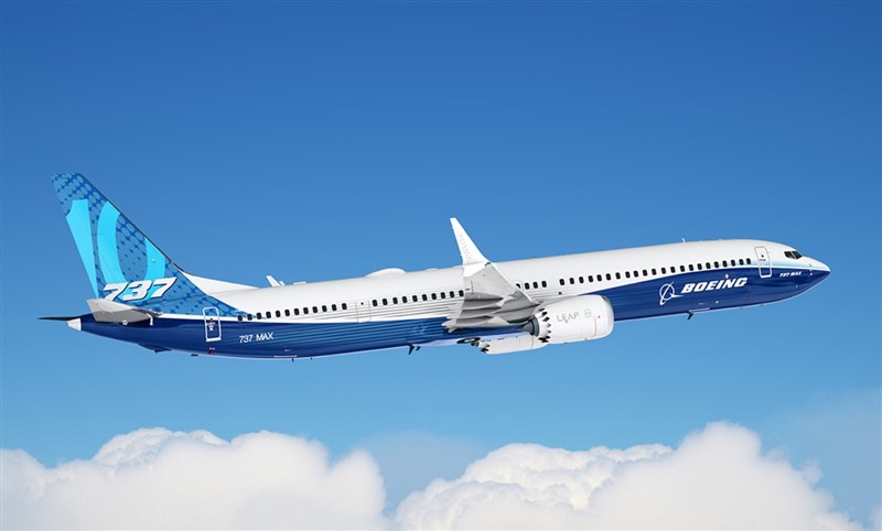 衣索比亞航空一架波音737MAX客機10日失事墜毀後，中國民航局已經下令全面暫時停飛同型飛機。（圖取自波音公司網頁boeing.com）