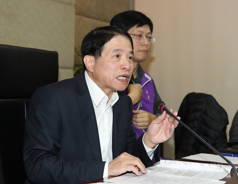 國家通訊傳播委員會(NCC)3日舉行第849次委員會議,會後代理主委翁柏宗舉行記者會說明。中央社記者張新偉攝 108年4月3日