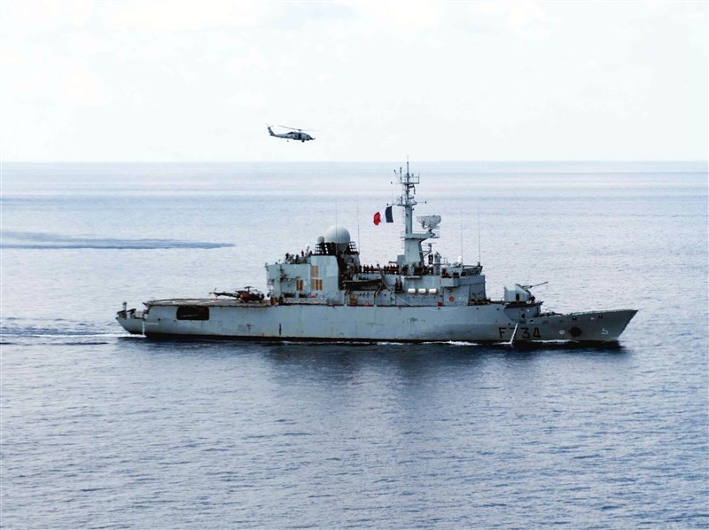 美國官員透露,法國巡防艦葡月號4月6日通過台灣海峽。(圖取自維基共享資源,版權屬公有領域)