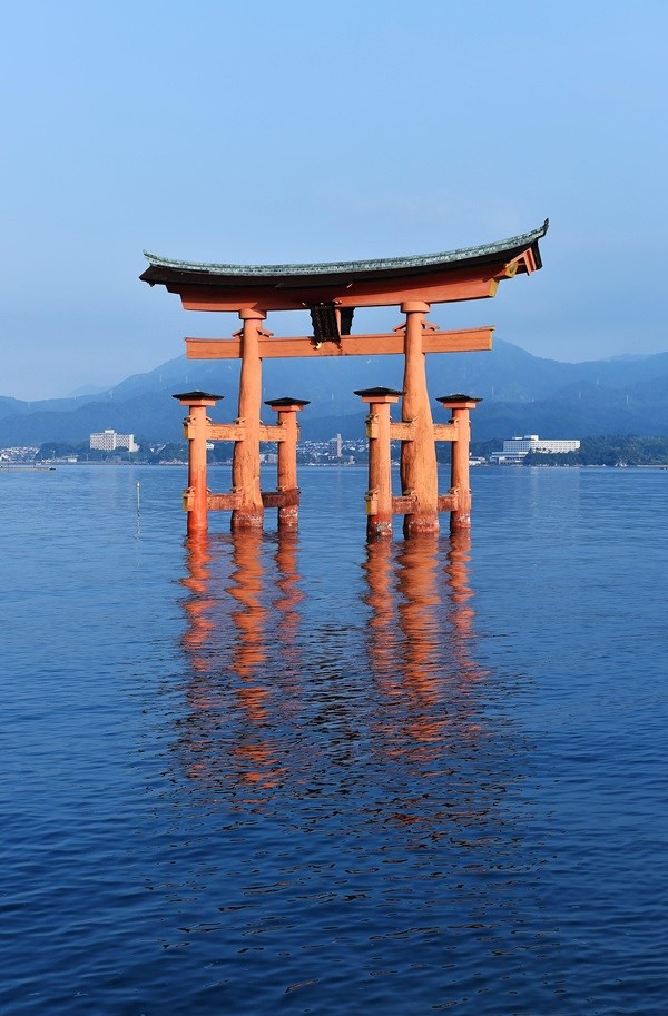 日本嚴島神社海上鳥居6月整修將設縮小版鳥居 國際 重點新聞 中央社cna