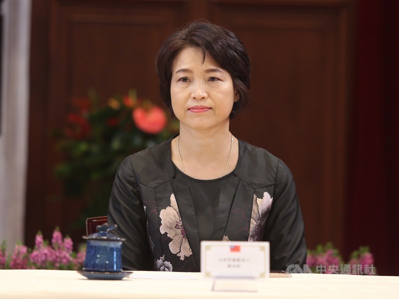 考選部部長蔡宗珍(圖)獲得總統蔡英文提名108年司法院大法官,27日在總統府出席被提名人介紹記者會。中央社記者徐肇昌攝 108年5月27日