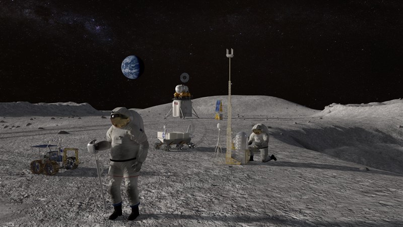 NASA計劃在月球軌道上建造太空站，這可以協助在2024年前將太空人送往月球。（圖取自nasa.gov）