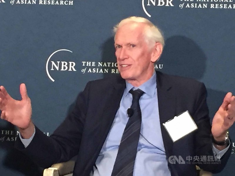 美國在台協會主席莫健表示,中國堅持「一國兩制」沒有助益,「一國兩制」對台灣沒有吸引力。中央社記者江今葉華盛頓攝 108年6月20日
