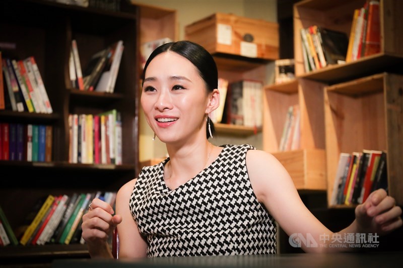 吳可熙認為看到劇本上的文字被化為大銀幕上的影像,是編劇最大的成就。(中央社記者吳家昇攝)