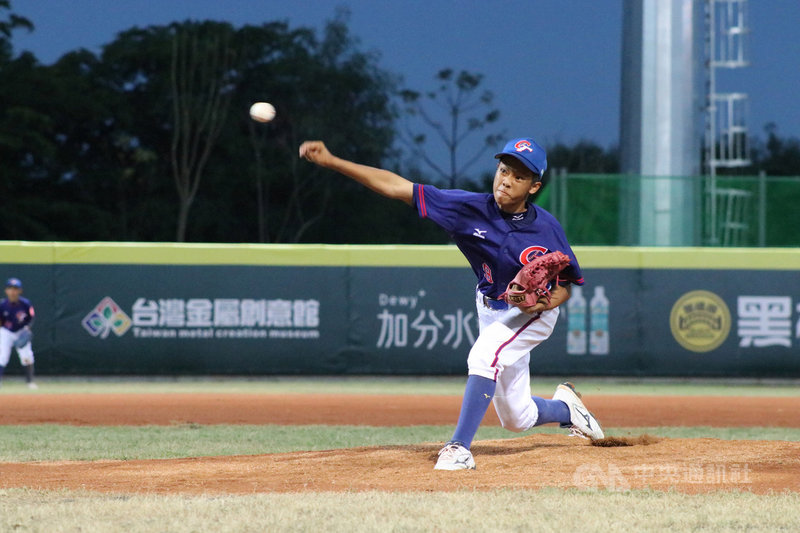U12世界盃棒球賽預賽,中華隊29日和捷克隊交手,郭宸安等4任投手聯手壓制,沒讓捷克有機會拿下分數,中華隊最終以16比0、5局拿勝。(中華民國棒球協會提供)中央社記者謝靜雯傳真 108年7月29日