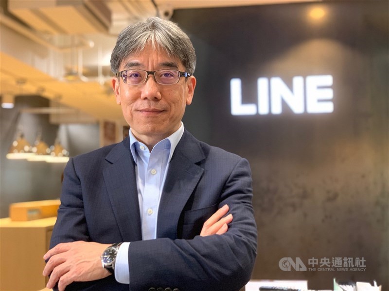 連線商業銀行(LINE Bank)籌備處執行長黃以孟2019年年初受訪時表示,LINE Bank若取得純網路銀行執照,預計2020年1月正式開業。(中央社檔案照片)